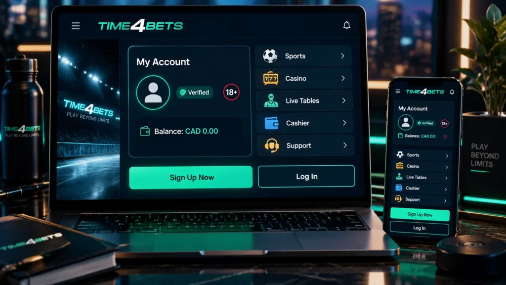 time4bets hero register