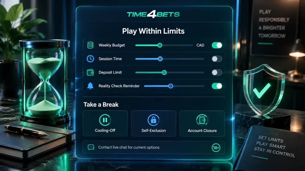 time4bets limits