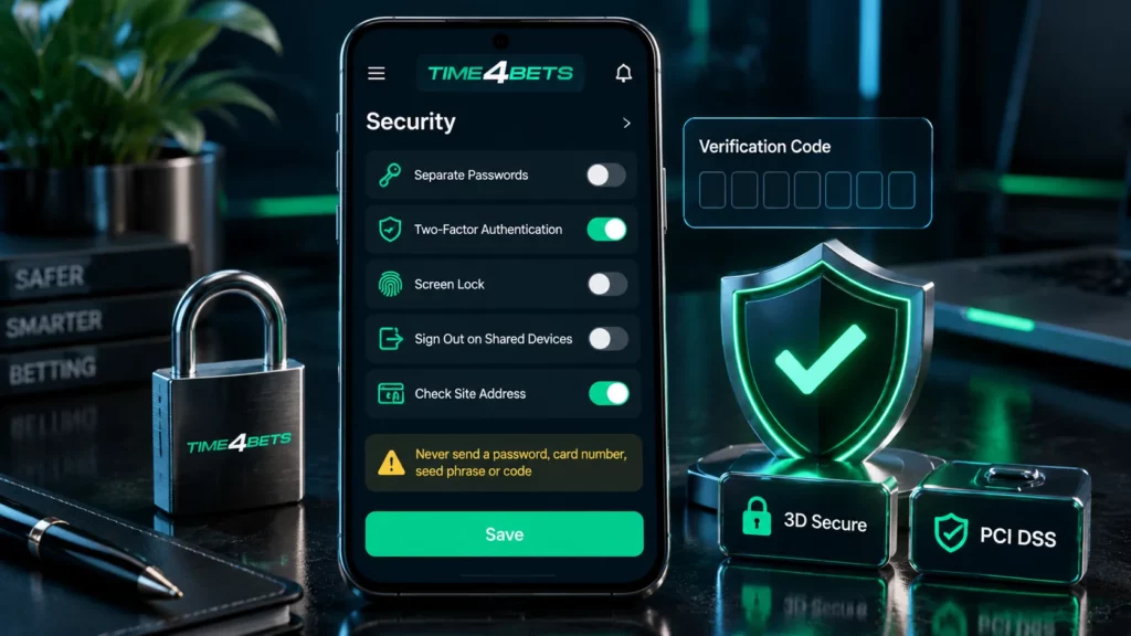 time4bets security